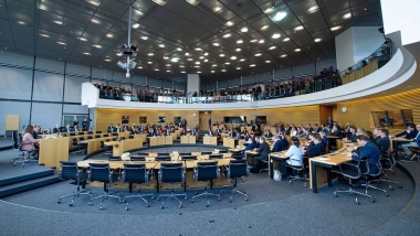 Der Thüringer Landtag.