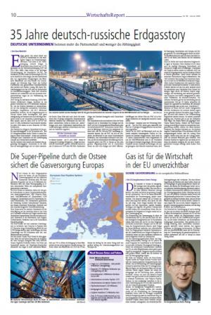 35 Jahre deutsch-russische Erdgasstory